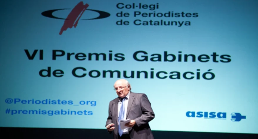 Josep Moya-Angeler va intervenir amb una ponència sobre comunicació. 