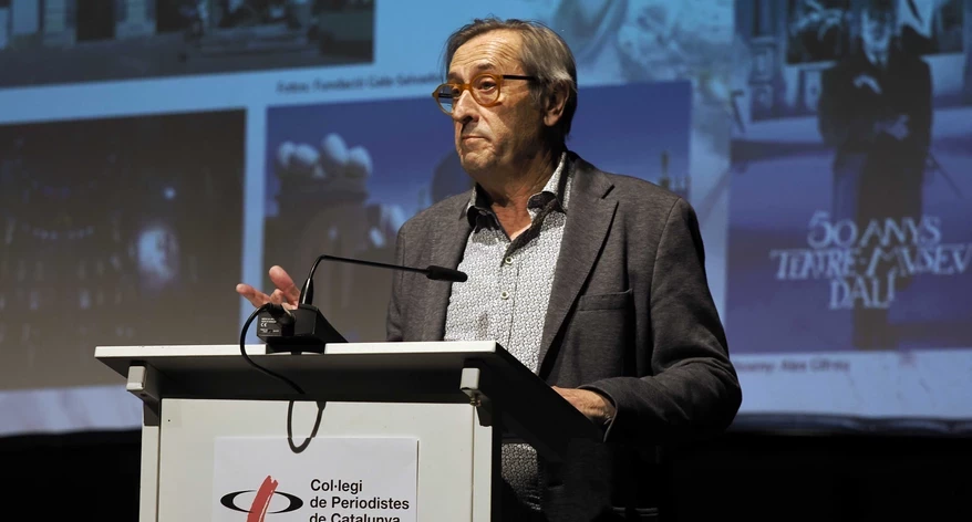 Narcís Genís va fer la glossa del Teatre-Museu Dalí.