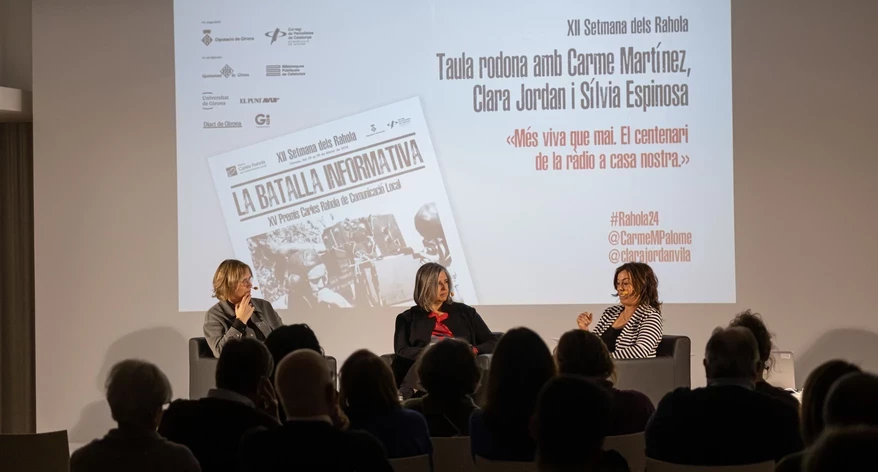 Carme Martínez, Sílvia Espinosa i Clara Jordan.
