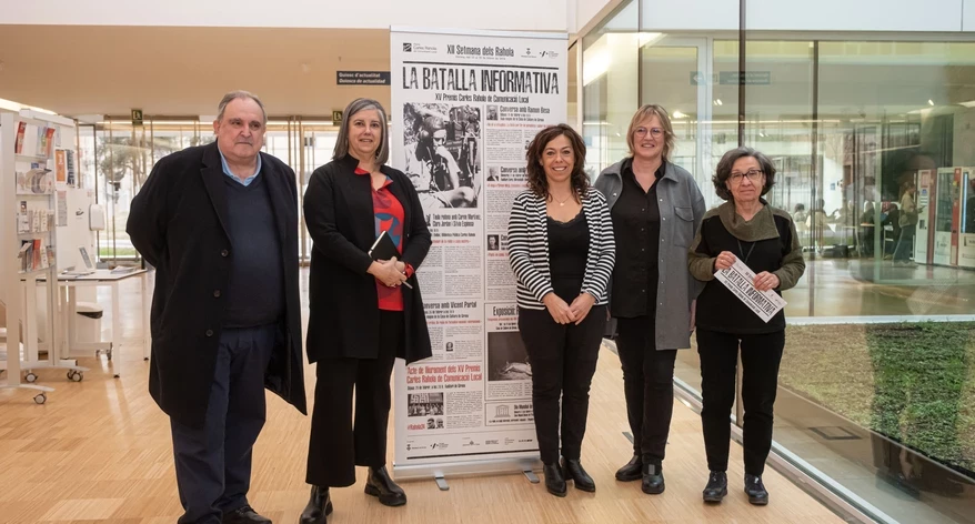 Jordi Grau, Sílvia Espinosa, Clara Jordan, Carme Martínez i Maria Àngels Prat.