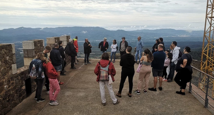 Un castell amb vistes privilegiades. 