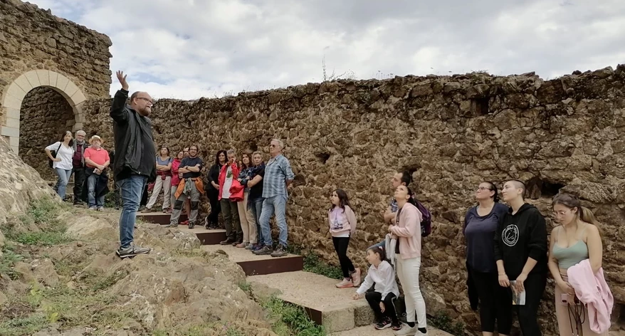 En Kim Mateu va conduir la visita guiada.