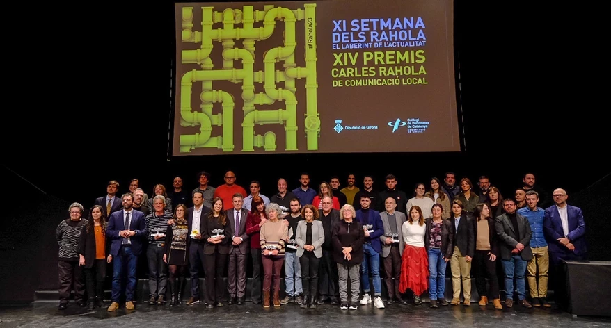 Guanyadors, finalistes i autoritats. 