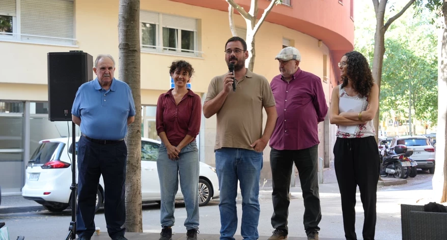 Els protagonistes de l'homenatge.