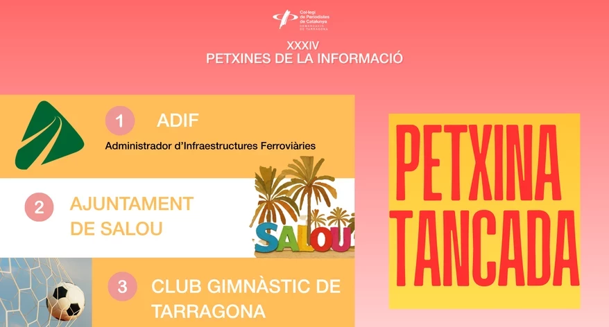 candidats petxina tancada
