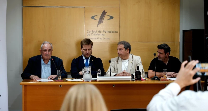 Roda de premsa de presentació de la III Nit de la Comunicació de la Selva.