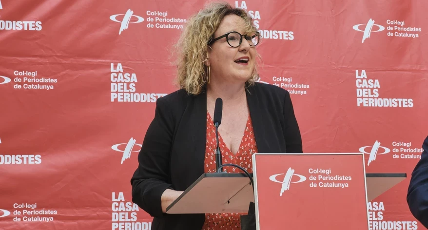 La periodista Núria De José, col·legiada de la promoció 1996