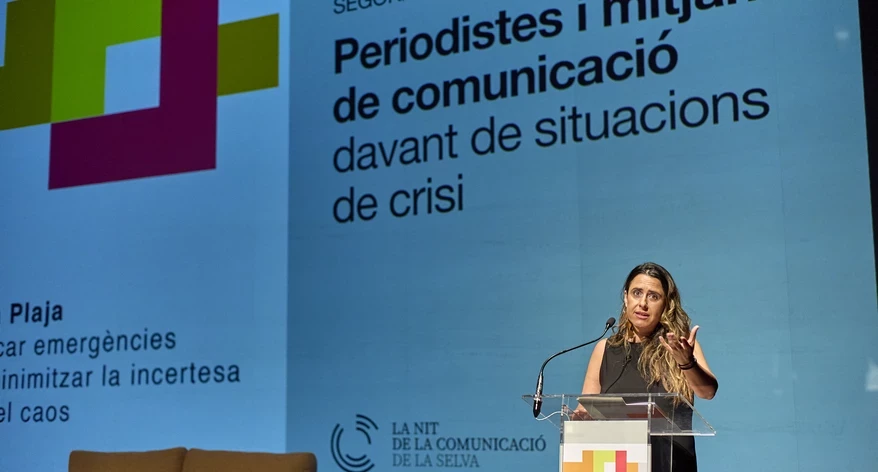 Patrícia Plaja, periodista i exportaveu del Govern de la Generalitat.