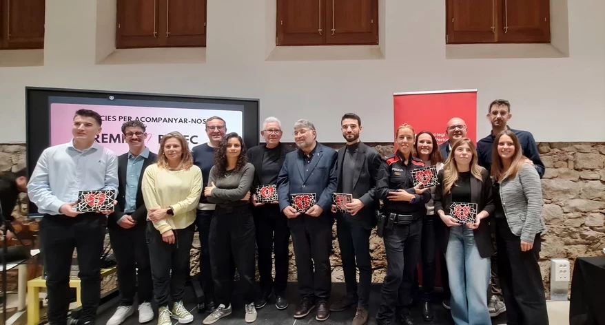 Fotografia de família dels Premis Batec.