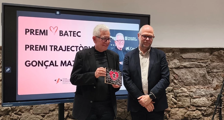 El periodista Gonçal Mazcuñan, Premi Trajectòria.
