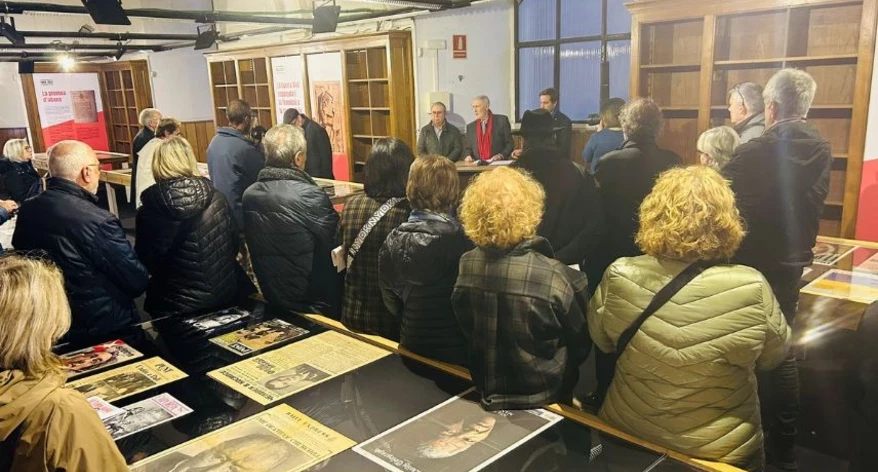 Inauguració a la Casa de Cultura de Girona de l'exposició "Última hora", Col·lecció Josep Bosch.