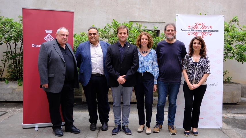 Els artífexs dels tres espectacles que serviran per presentar l'Orquestra Filharmonia.