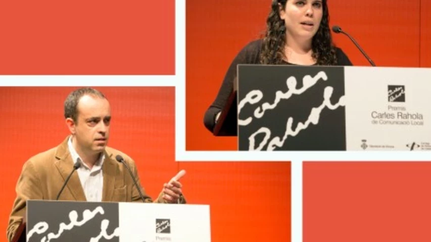 Carles Ribera i Laura Teixidor. Foto: Martí Artalejo. 
