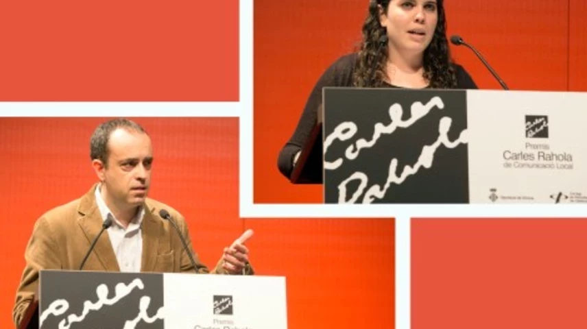Carles Ribera i Laura Teixidor. Foto: Martí Artalejo. 