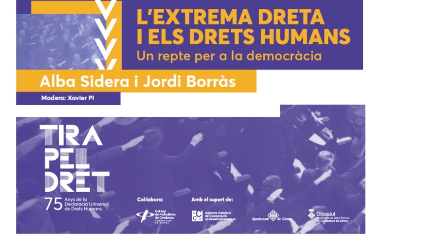 La conversa s'emmarca en la celebració dels 75 anys de la Declaració Universal dels Drets Humans.