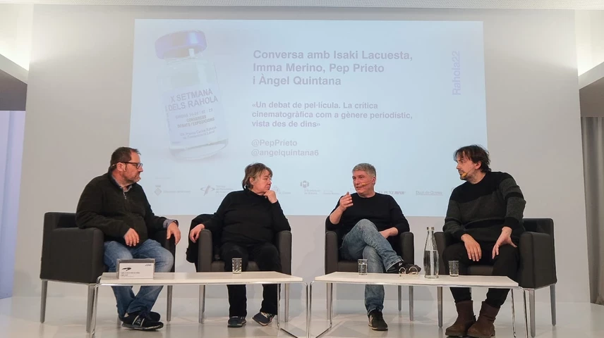 Àngel Quintana, Imma Merino, Pep Prieto i Isaki Lacuesta.