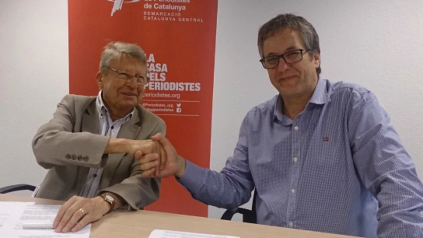 Josep Sinca (esquerra) i Enric Badia.