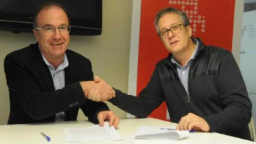 Josep Fígols (esquerra) i Enric Badia.