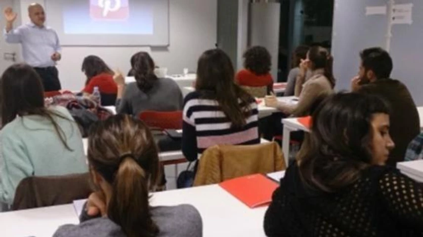 L'Enrique San Juan, a la imatge, farà el curs de Community Manager.