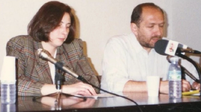 Dina i Boban Minic, al cap de poc d'arribar a l'Escala.