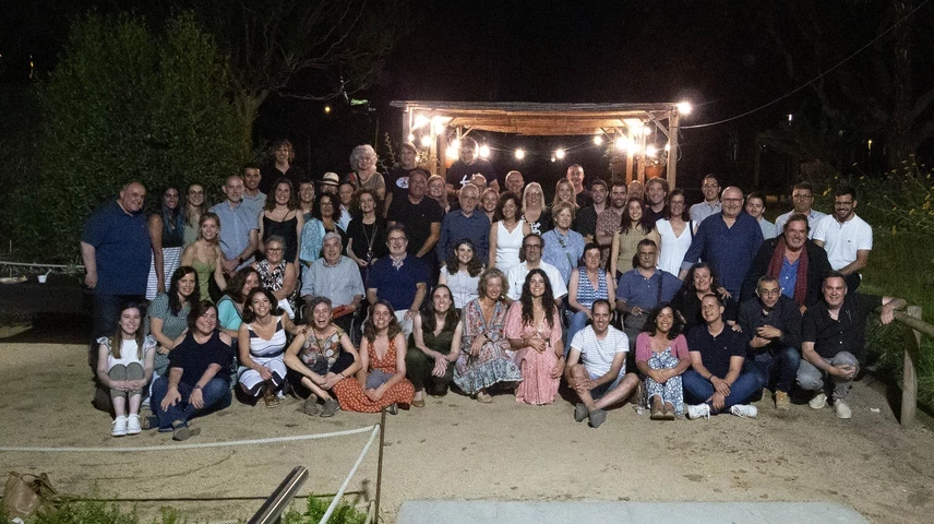 La foto de grup del XIII Sopar de Periodistes.