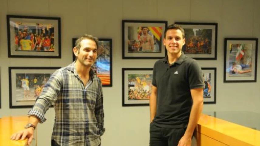 Nofre Pasqual (esquerra) i Sergi Ferrés