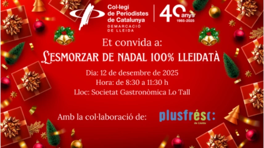 Setena edició de l'esmorzar de Nadal Lleidatà.