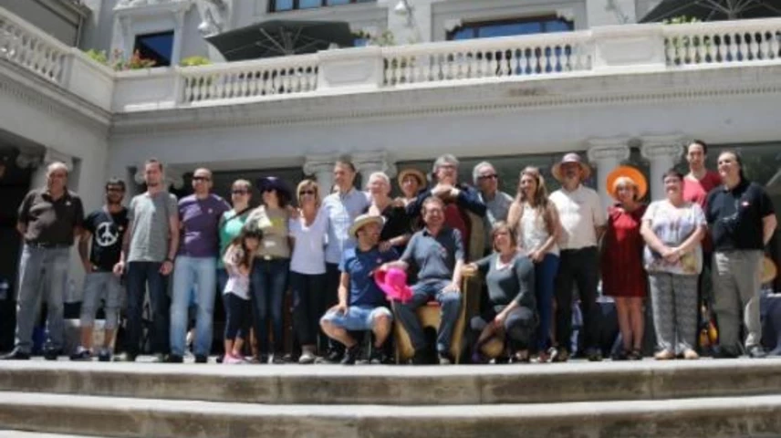 Tots els participants amb els guanyadors al centre.