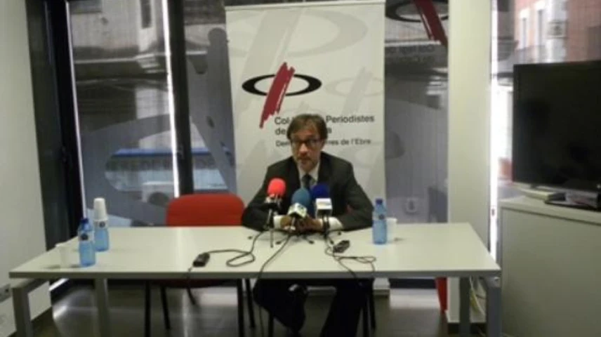 Agustí Benedito presenta la seva precandidatura als mitjans ebrencs