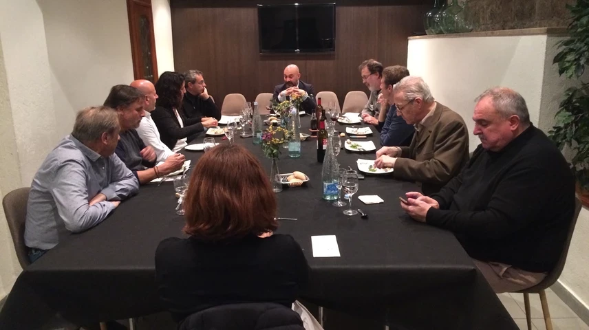 Dinar "Off the Record" amb Saül Gordillo.