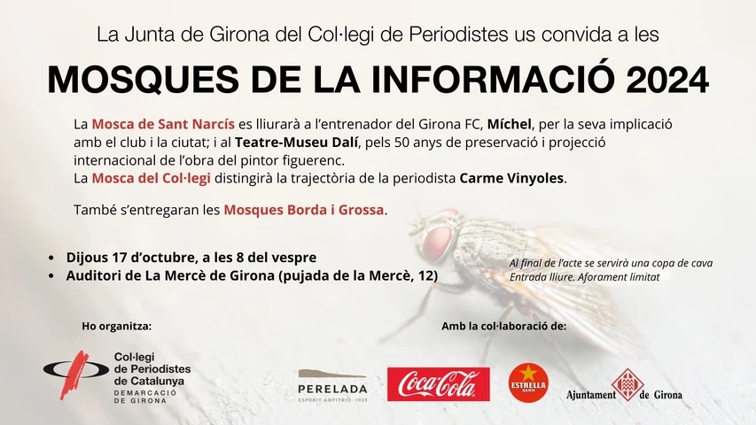 Les Mosques de la Informació 2024 seran el 17d'octubre.