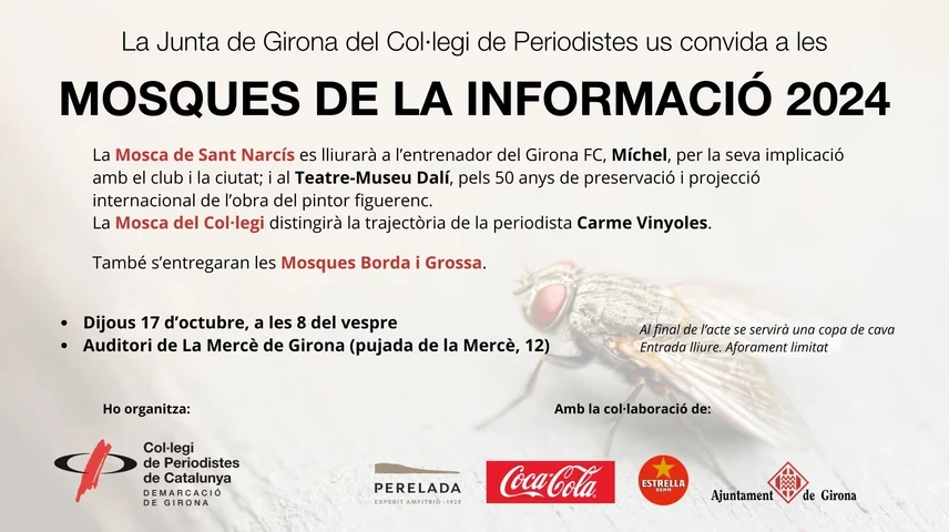 Les Mosques de la Informació 2024 seran el 17d'octubre.