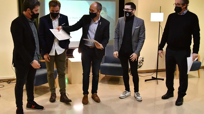 Acte de lliurament del VIII Premi Josep Maria Planes.