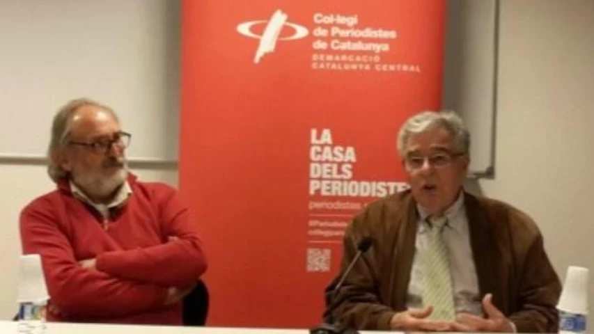 Jaume Rodri (esquerra) i Constantí Mas. Firma foto: Elisabeth Ribalta