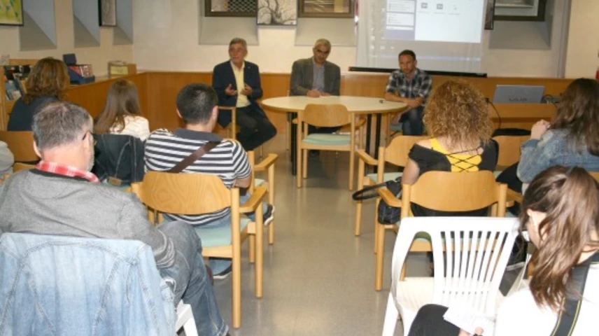 La xerrada es va fer a la Biblioteca Ramon Vinyes i Cluet