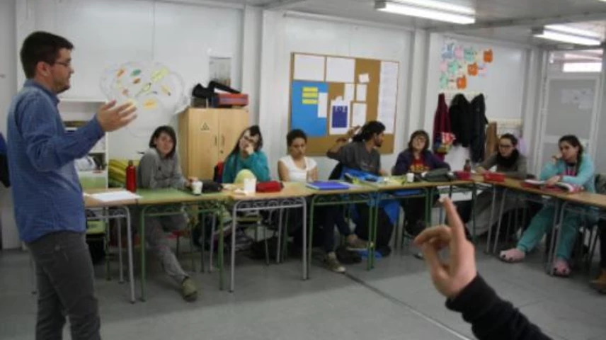 Xerrada a l'Institut Guillem Catà, de Manresa