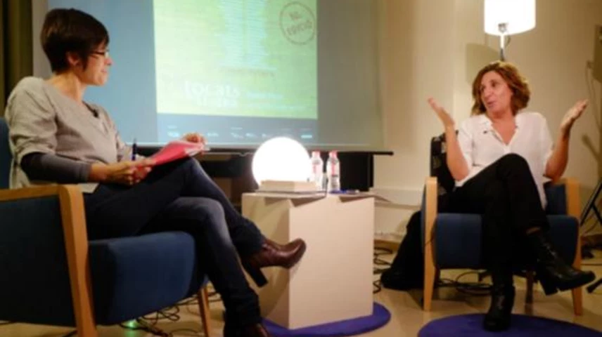 Sílvia Soler va conversar amb Anna Vilajosana (Fotos: Xavier Serrano)