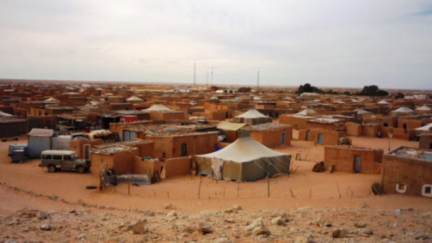 Refugiats sahrauís a Tindouf.