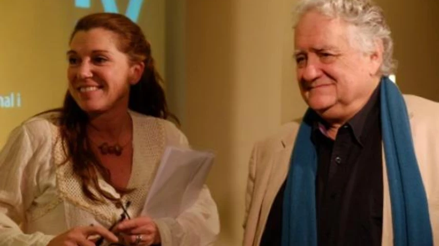 La periodista Rosa Maria Cornet i Jorge Wagensberg (Foto: Xavier Serrano)