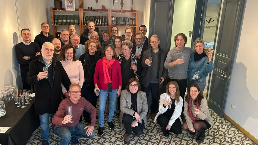 Una de les fotos de grup de la Trobada. 