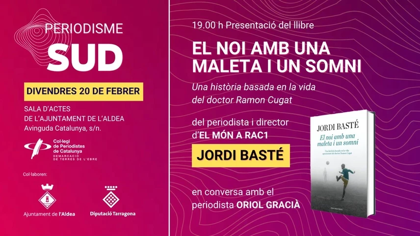 Presentació a l'Aldea de l'obra de Jordi Basté