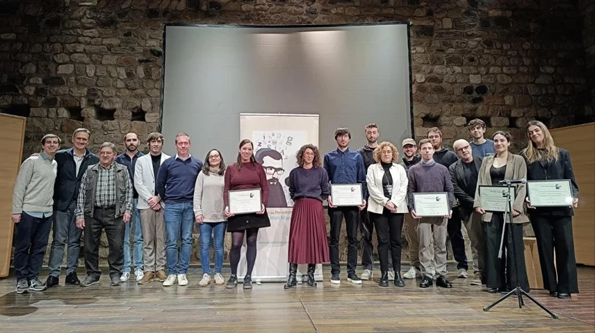 Guardonats i organitzadors a La Selva del Camp