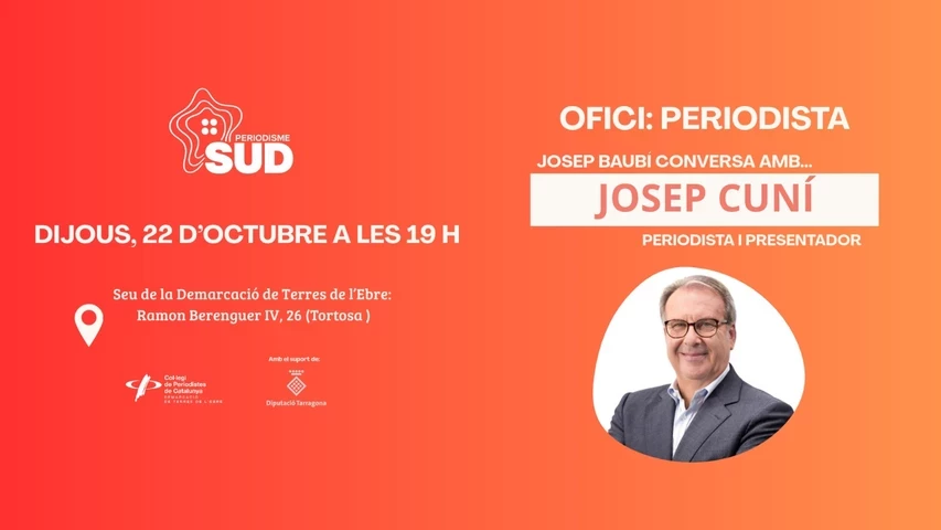 Conversa amb el periodista Josep Cuní
