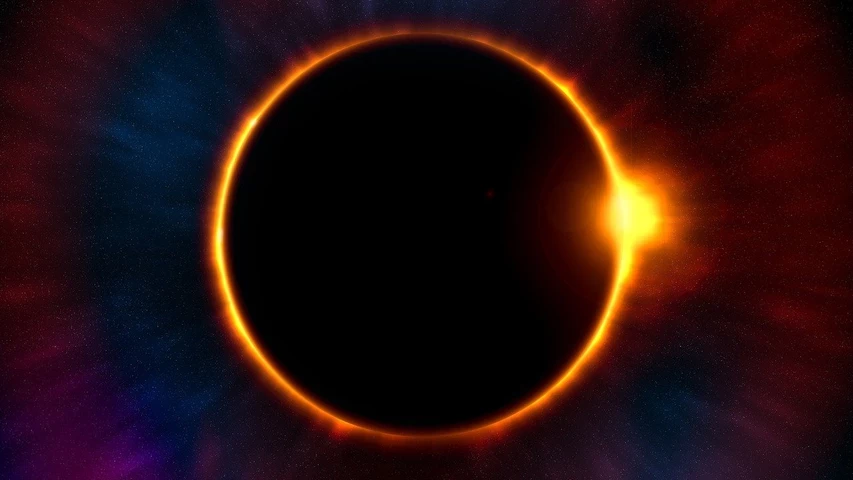 Imatge d'un eclipsi solar