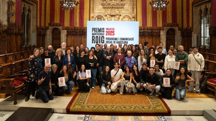 Xavier Giró, Ignasi Aragay i Meritxell Rigol als Premis Montserrat Roig 2025