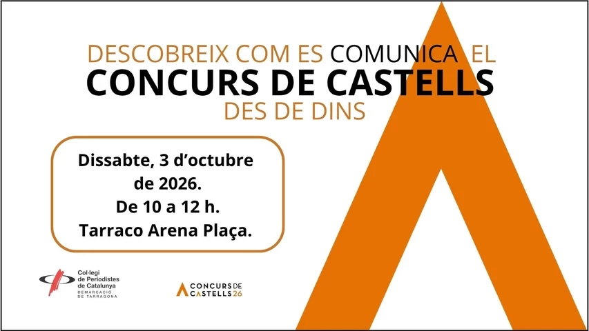 Descobreix com es comunica el Concurs de Castells des de dins
