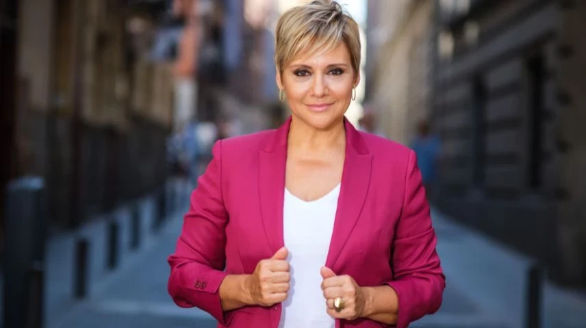 La periodista Glòria Serra. 