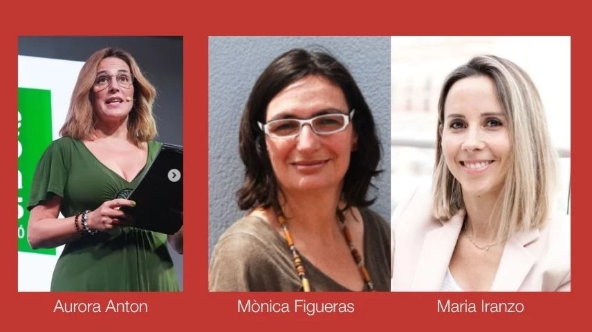 Les tres guanyadores de la V Beca Minobis.