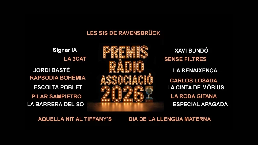 Guanyadors Premis Ràdio Associació 2026