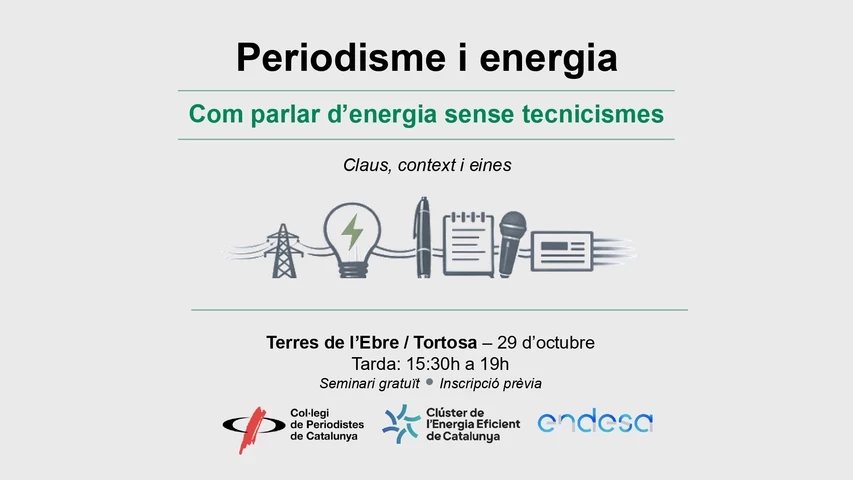 Catell referent a la jornada sobre energia i periodisme